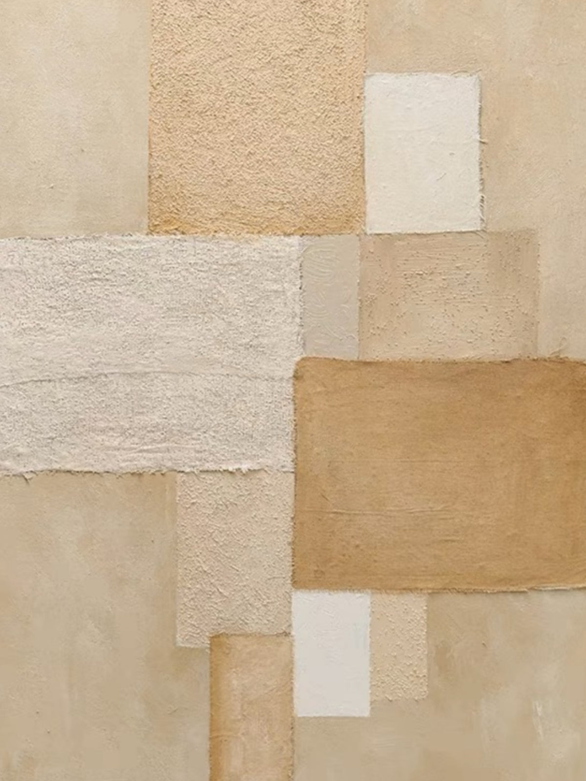 Neutral Color Abstract Modern Wall Paintings – Subtle Art