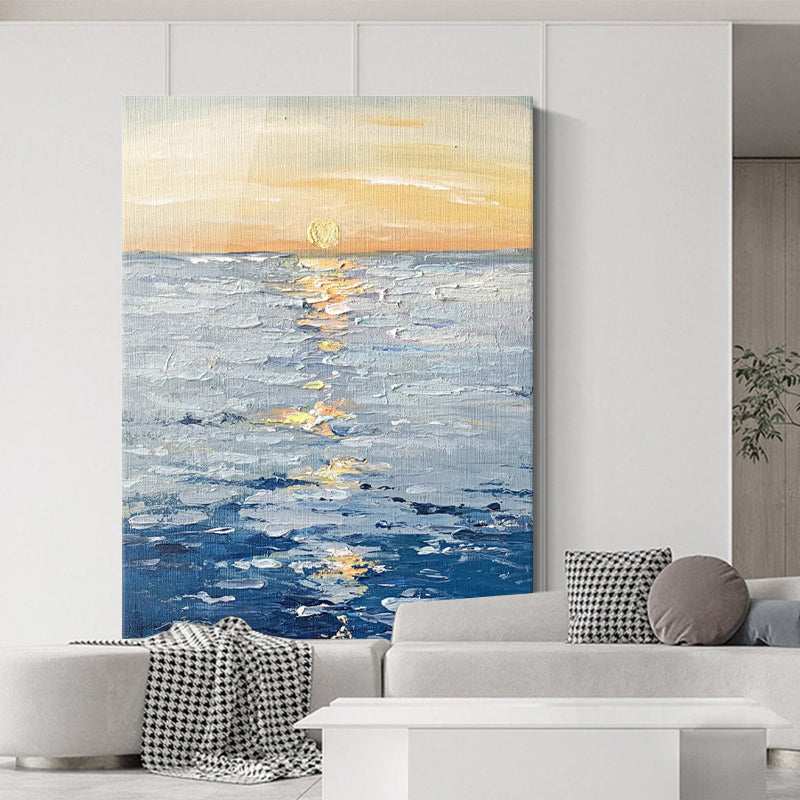 COASTAL ABSTRACT PAINTING #FLD-STHL-011