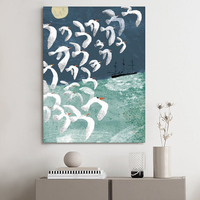 SEABIRDS MODERN PAINTING #FLD-XDDW-008