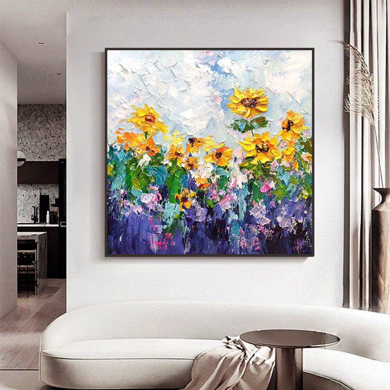 FLORAL ABSTRACT PAINTING #FLD-LZHH-013