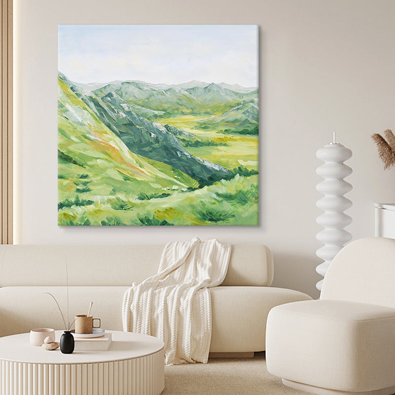 LANDSCAPE TEXTURED PAINTING #FLD-FJ-013