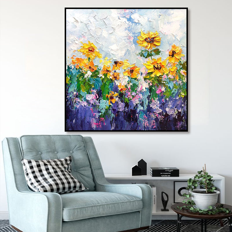 FLORAL ABSTRACT PAINTING #FLD-LZHH-013