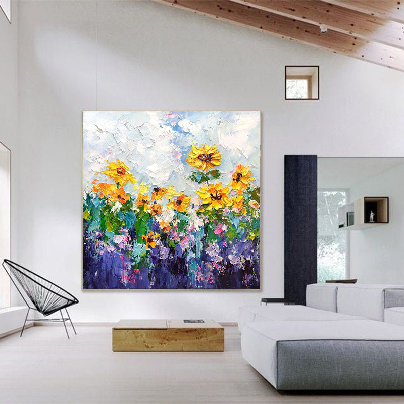 FLORAL ABSTRACT PAINTING #FLD-LZHH-013