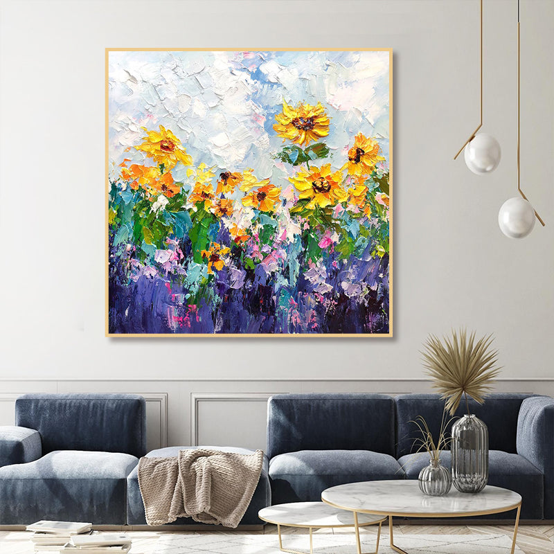 FLORAL ABSTRACT PAINTING #FLD-LZHH-013