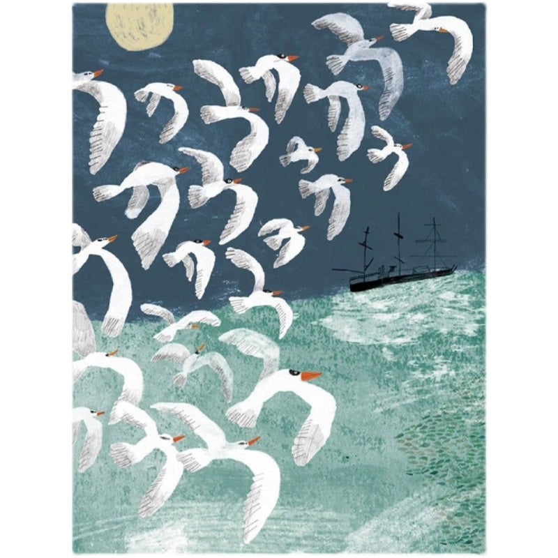 SEABIRDS MODERN PAINTING #FLD-XDDW-008